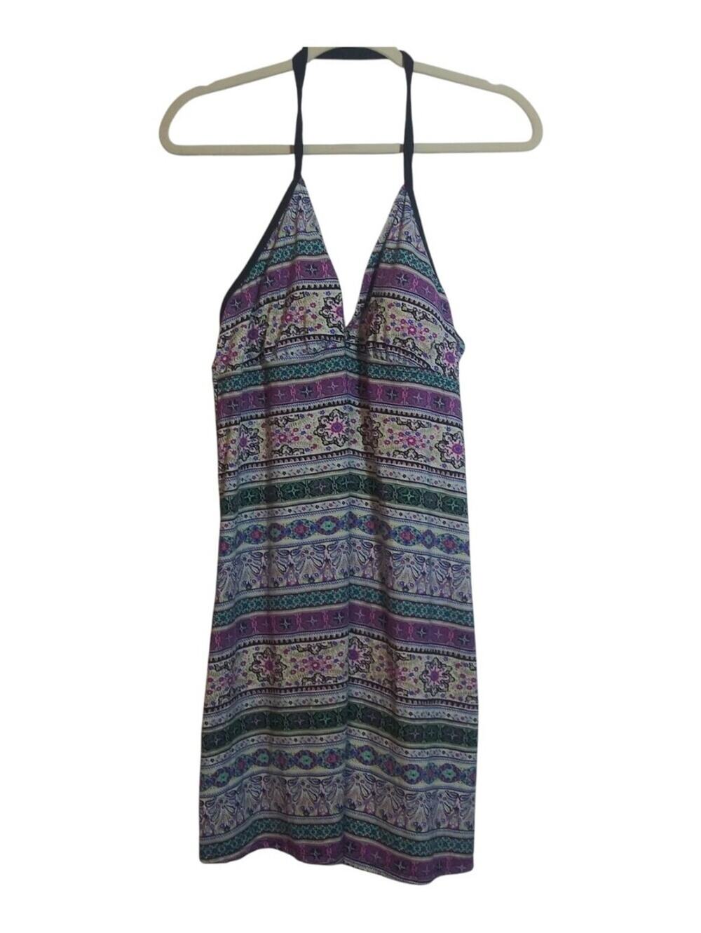N By Next Racer Back Swim Dress Beach Vacation Tie Back Size L